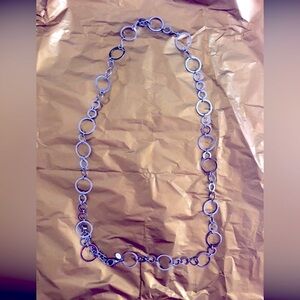Chicos, 18”-20” Excellent condition silver tone necklace, perfect for holidays!
